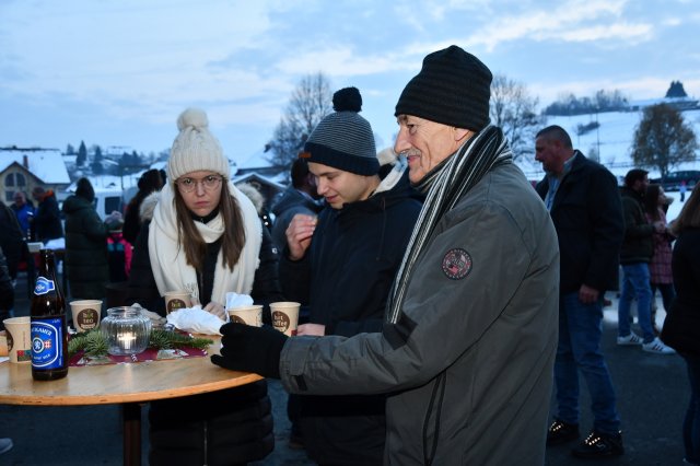 Nikolausaktion beim Spielplatz am 8. Dezember 2023