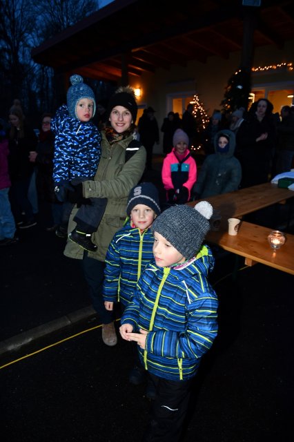 Nikolausaktion beim Spielplatz am 8. Dezember 2023