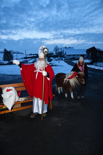 Nikolausaktion beim Spielplatz am 8. Dezember 2023