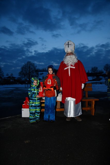 Nikolausaktion beim Spielplatz am 8. Dezember 2023