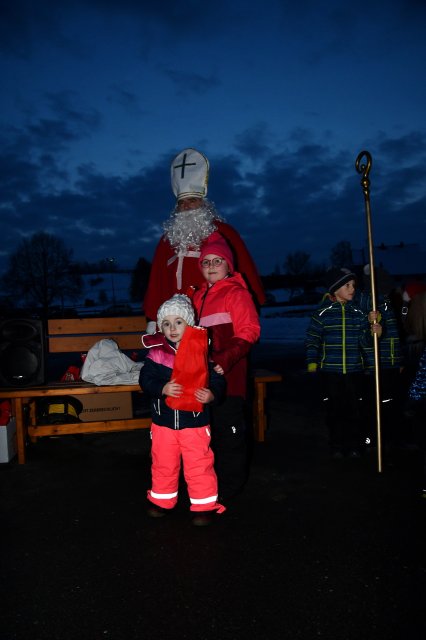 Nikolausaktion beim Spielplatz am 8. Dezember 2023