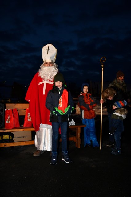 Nikolausaktion beim Spielplatz am 8. Dezember 2023