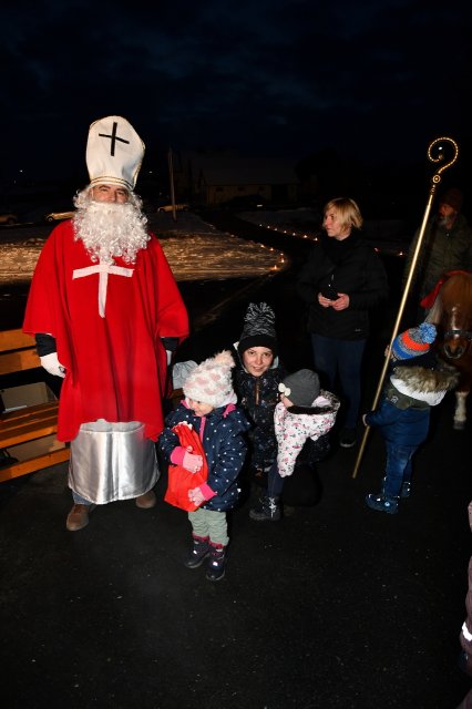 Nikolausaktion beim Spielplatz am 8. Dezember 2023